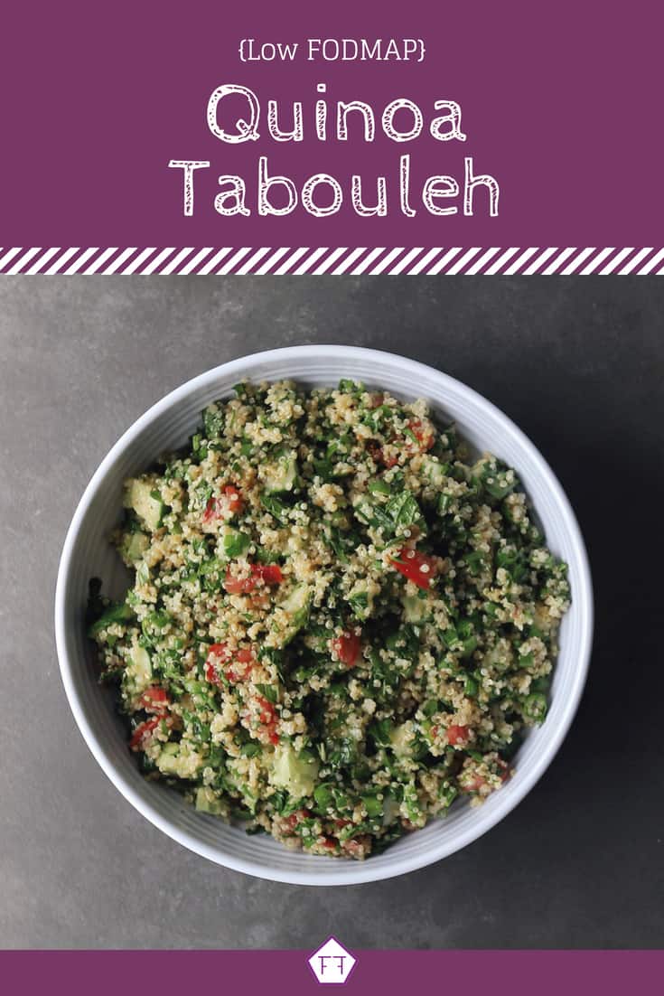 Low FODMAP Quinoa Tabouleh