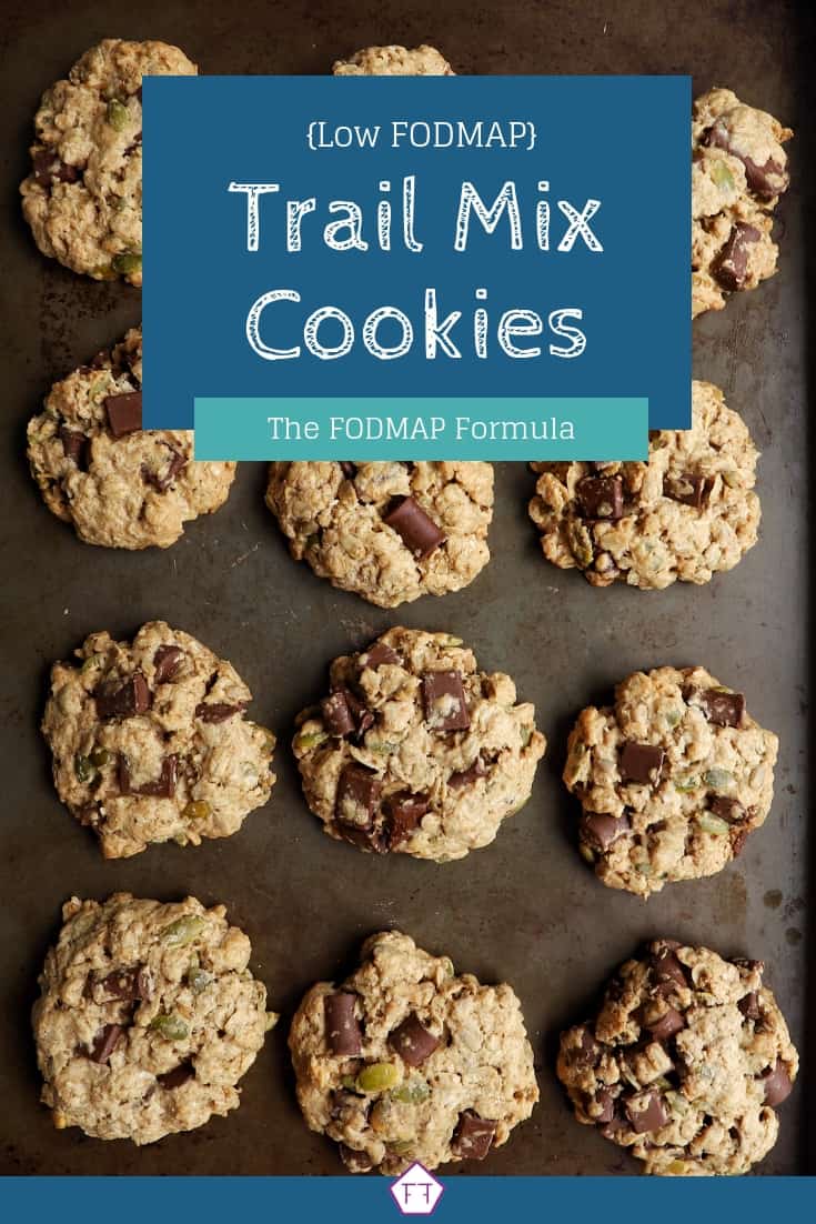 Low FODMAP Trail Mix Cookies (Blue and Green)