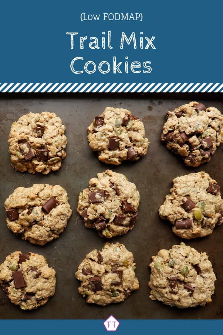 Low FODMAP Trail Mix Cookies (blue)