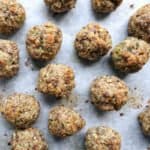 Low FODMAP Turkey Meatballs on Tray - 800 x 800