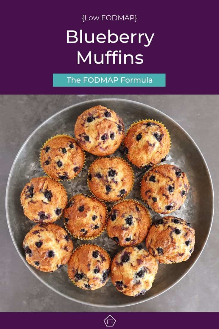 Low FODMAP Blueberry Muffins - The FODMAP Formula