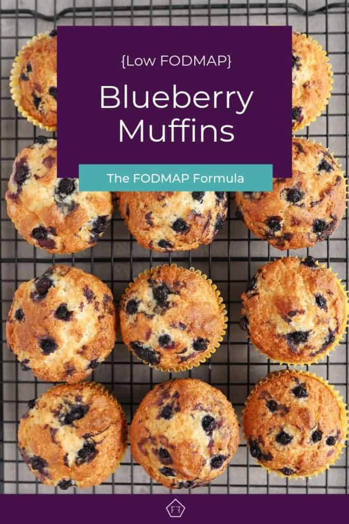 Pin 3 - blueberry muffins on wire rack