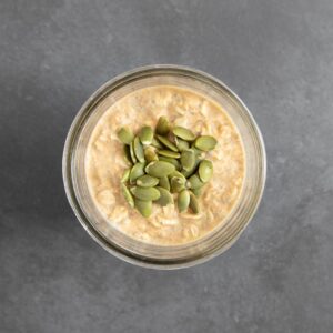 Low FODMAP Pumpkin Spice Overnight Oats