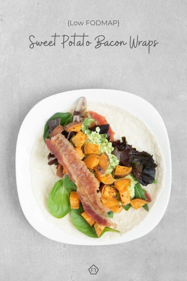 Low FODMAP Sweet Potato Bacon Wrap The FODMAP Formula