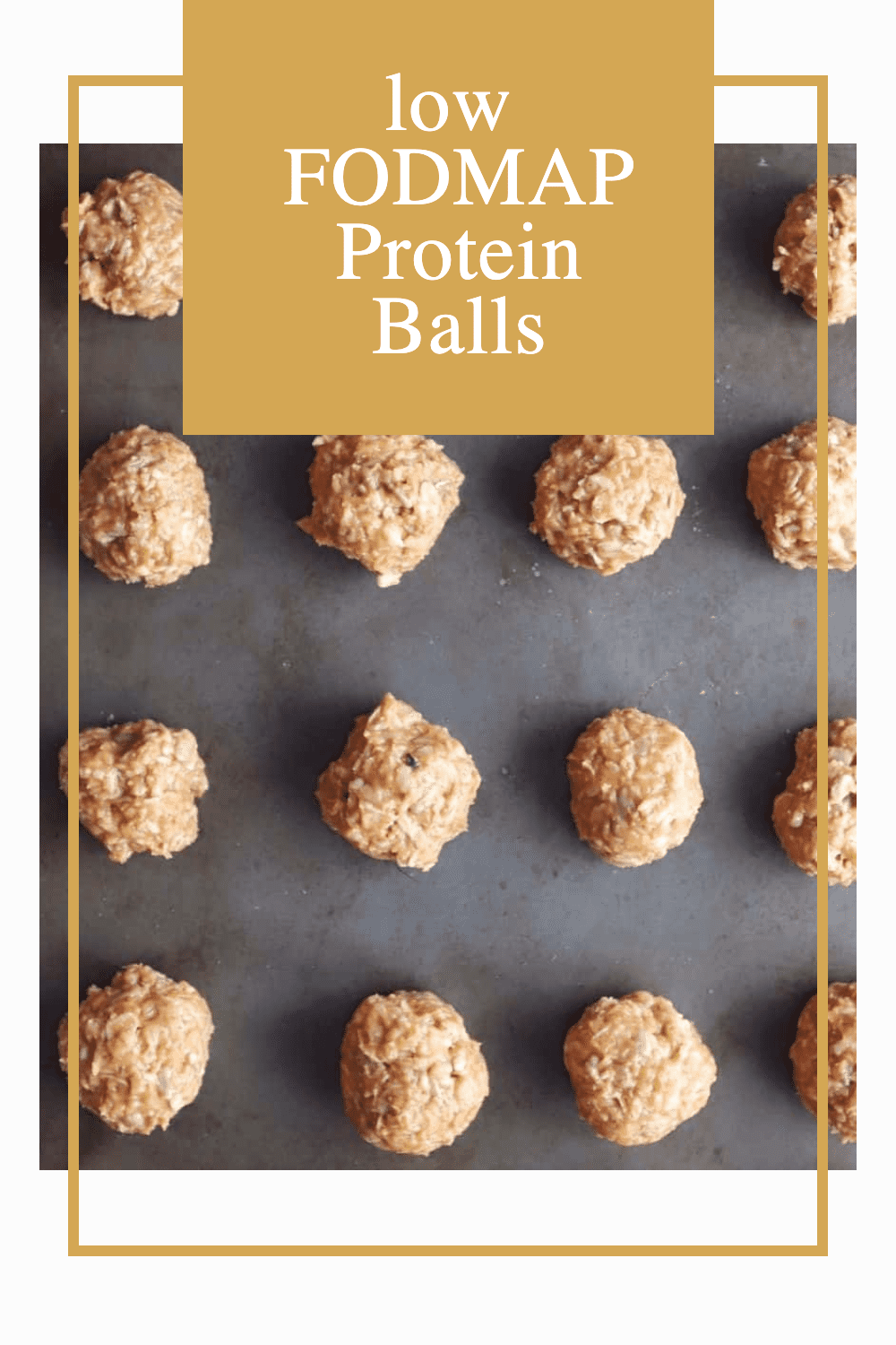 Low FODMAP Protein Balls The FODMAP Formula